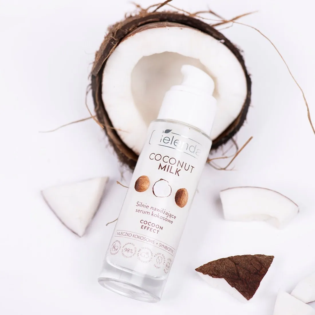 Bielenda COCONUT MILK - Deeply Moisturizing Coconut Serum COCOON EFFECT 30ml