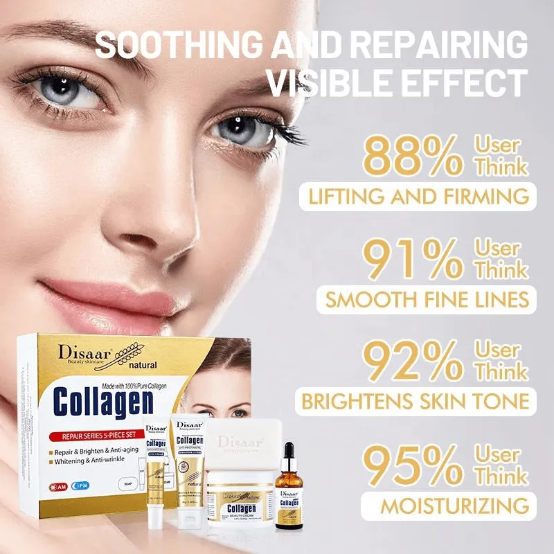 Disaar 100% Collagen Repair Skin Care 5 Pcs Set