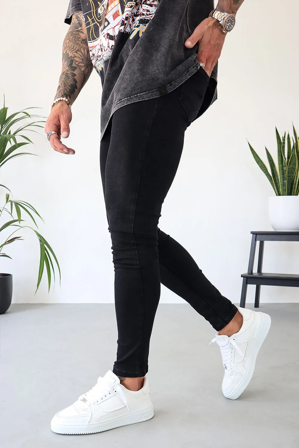 Jeans 2-Pack - Black/Dark Blue