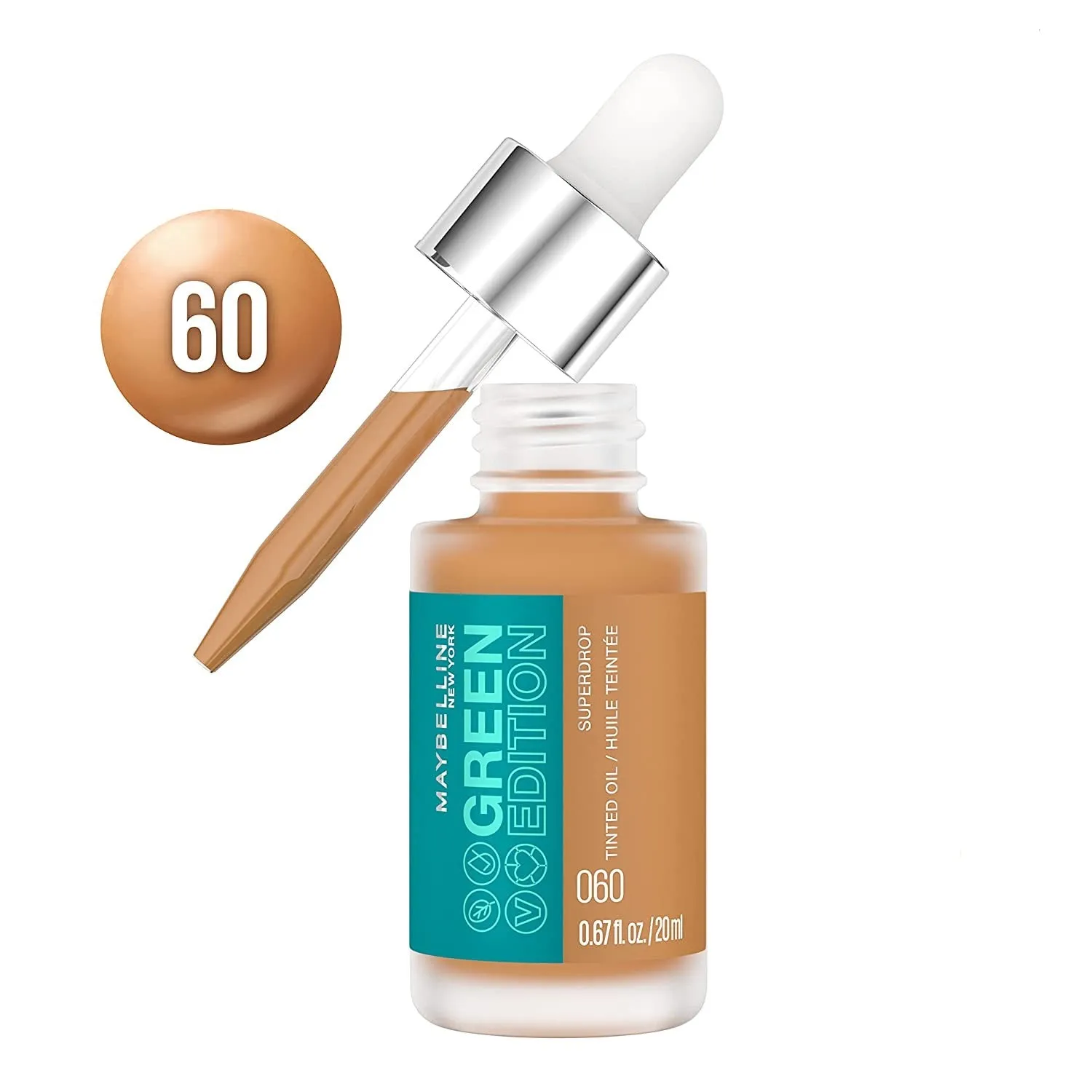 Maybelline Green Edition Superdrop Tinted Oil Foundation 60