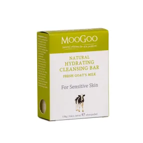 MooGoo Natural Hydrating Cleansing Bar Goat Milk