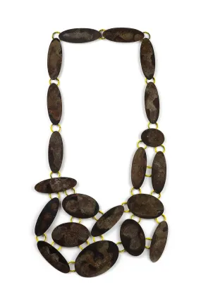 Rust Pebble Necklace