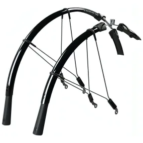 SKS Raceblade Long Mudguard Set - Black