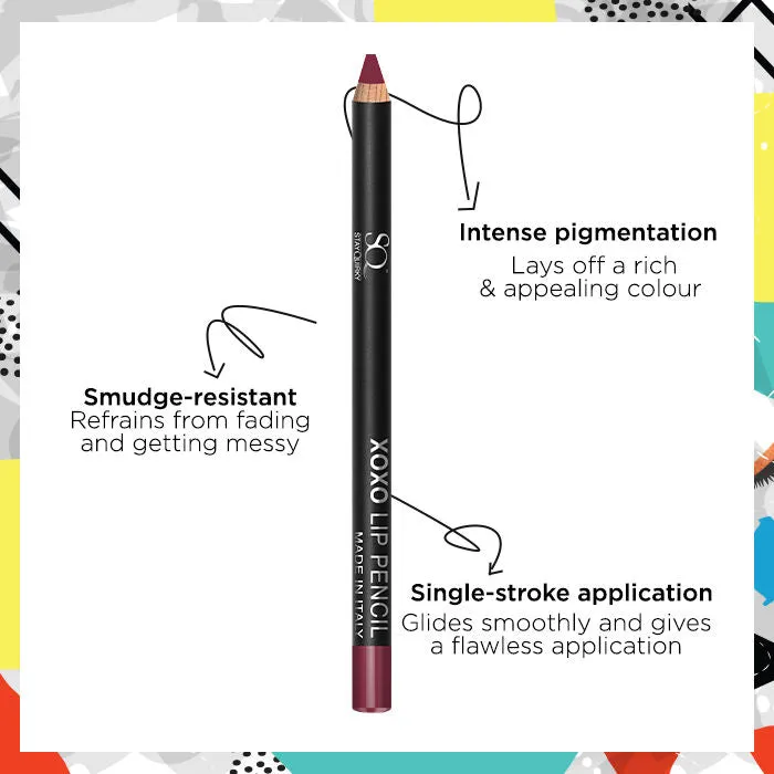 Stay Quirky Lip Liner | Lip crayon | Lip Liner Pencil |Lipstick - XOXO Forehead Kiss 15 (1.2g)